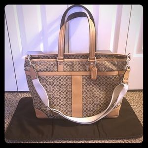 Coach Jacquard Messenger/ Diaper Bag